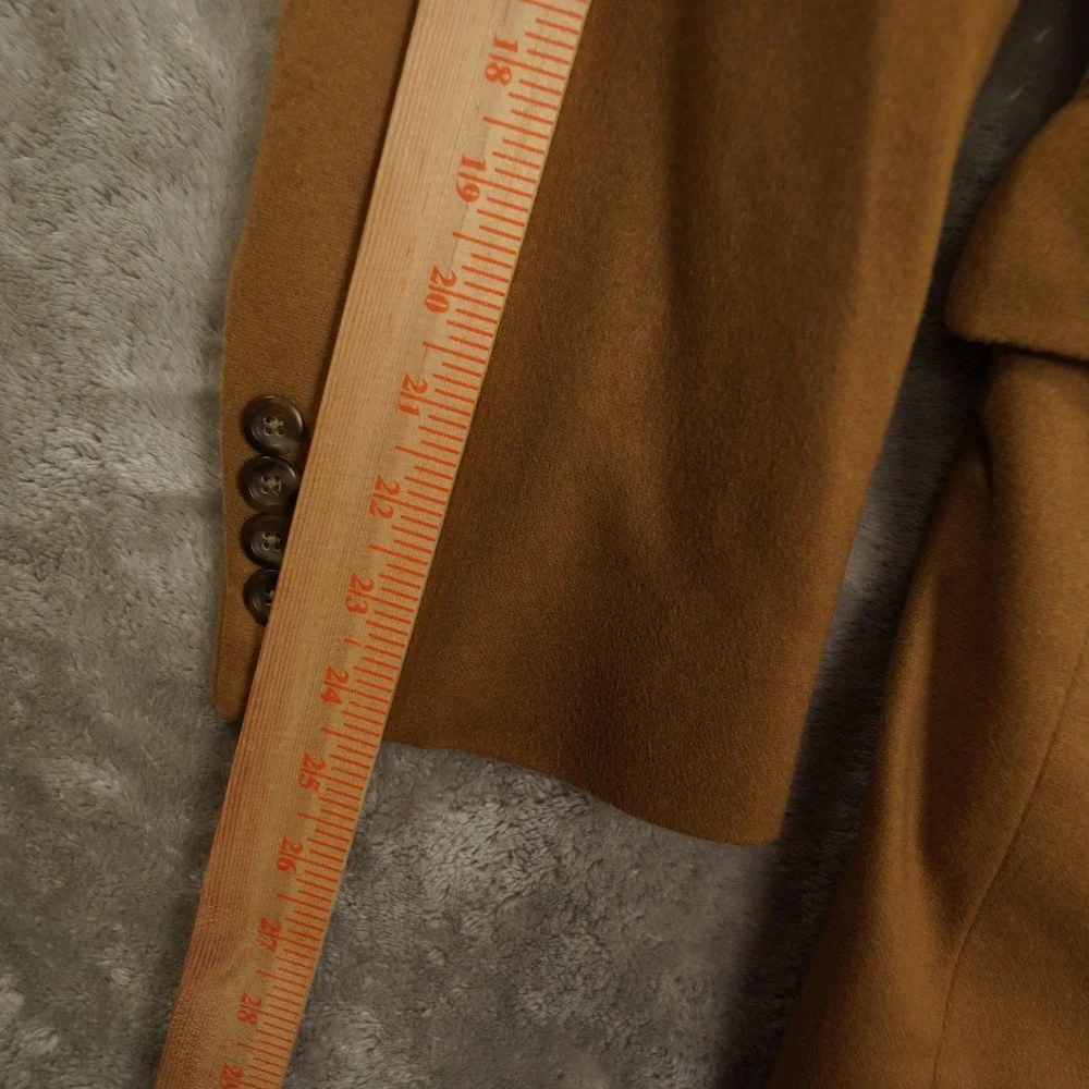 Jos. A. Bank Vintage 90s Cashmere Blazer Men's 40R Camel Brown Classic Old Money